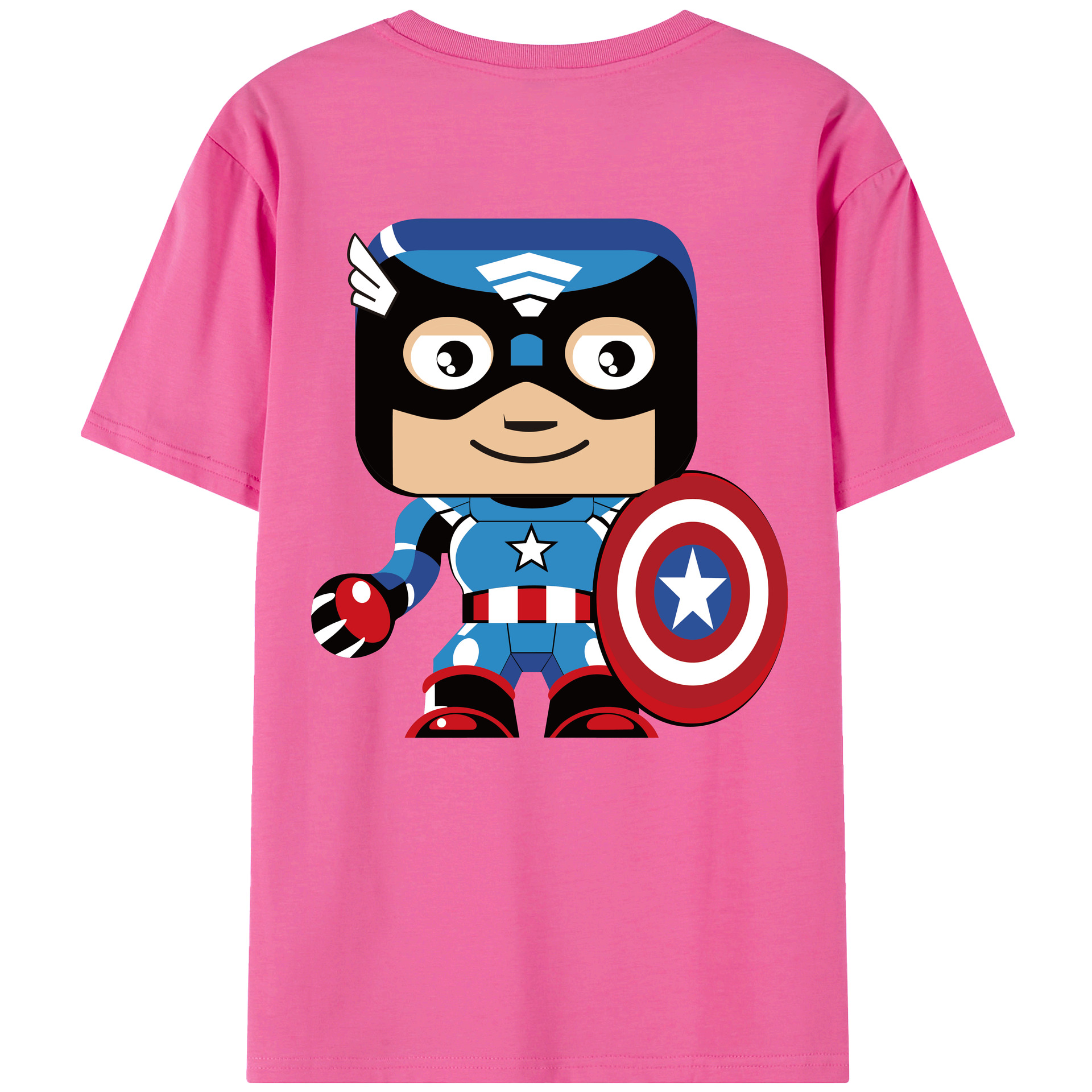 （画像用） アベンジャーズ The Avengers レディース半袖Tシャツ(バックプリント)